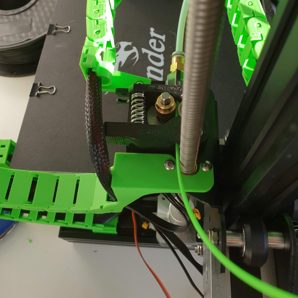 Ender 3 Cable Chain E bracket mount