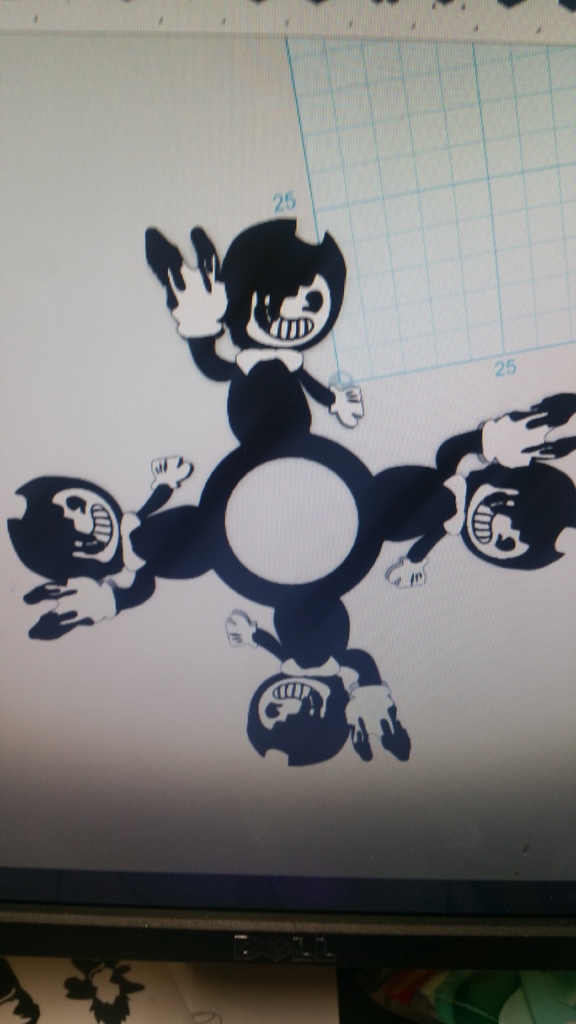 Bendy and the ink machine fidget spinner