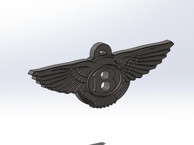 Bentley Logo Keychain