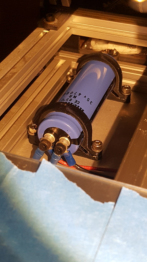 36mm horizontal electrolytic capacitor mounting bracket