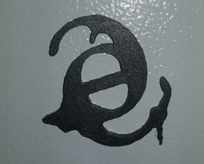 Projected Twin logo magnet