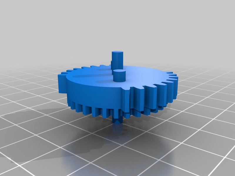 Dual Sector Gear for M4 v2 Gearbox. 