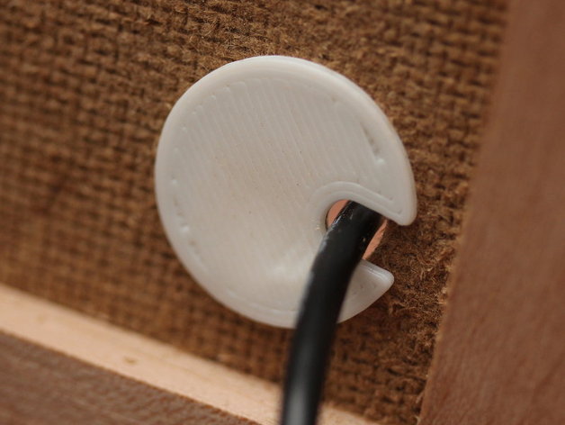 Cable Plug Hole Cover / Grommet / Bushing (Parametric)