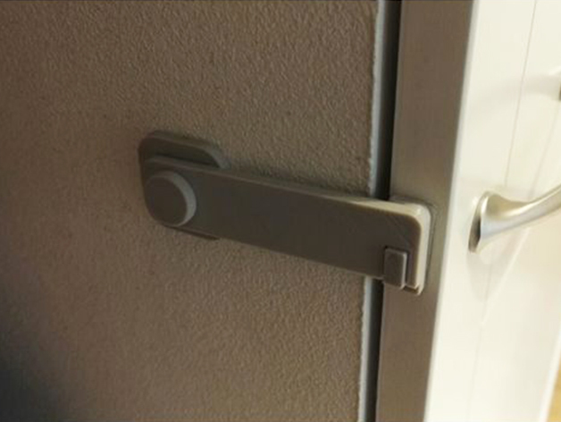 Simple Closet Door Safety Lock