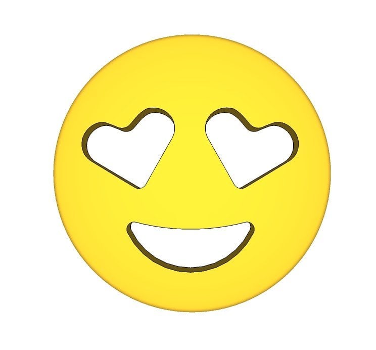 Smiling Emoji WIth Heart Eyes 
