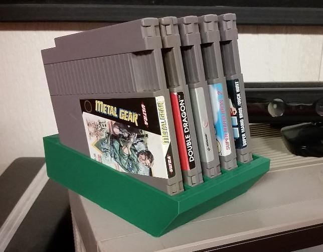 NES Cartridge Holder Wall Mount
