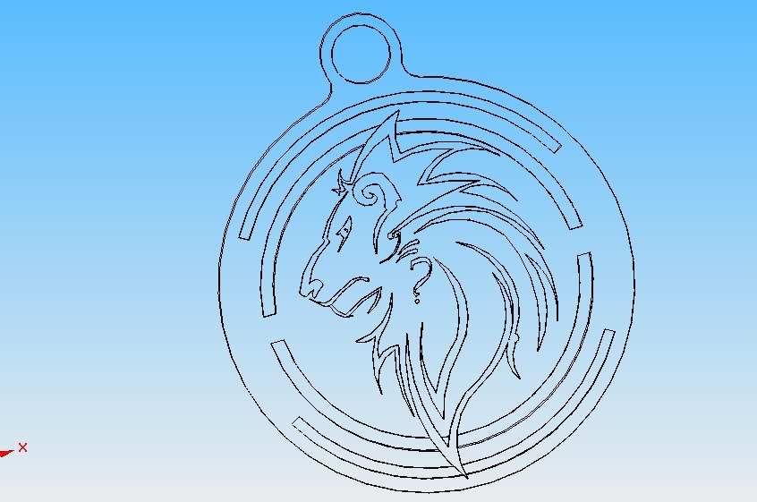 LION!  (lion keychain)