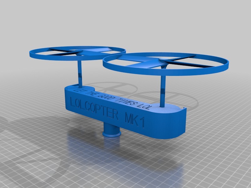 Customizable, Balloon Powered LOLCOPTER - Mk1