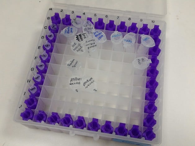 PCR tube freezerbox holder