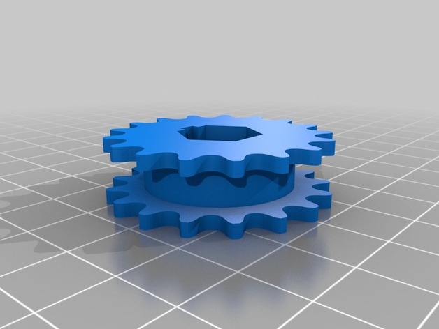 17 Tooth Double Sprocket