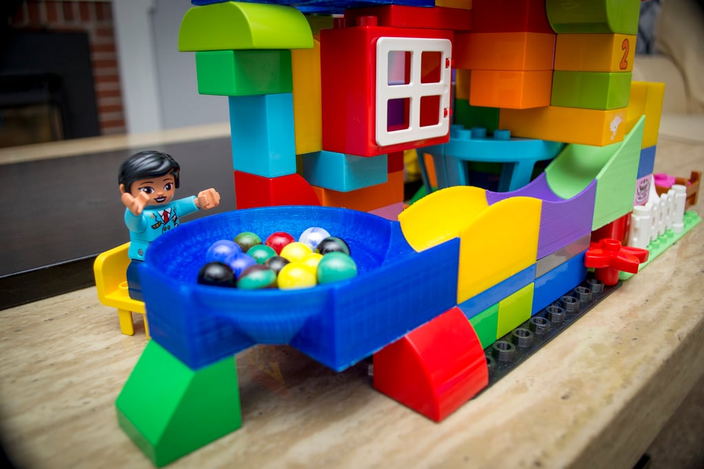 Lego Duplo and Hubelino compatible Marble Run "Finish" Bowl