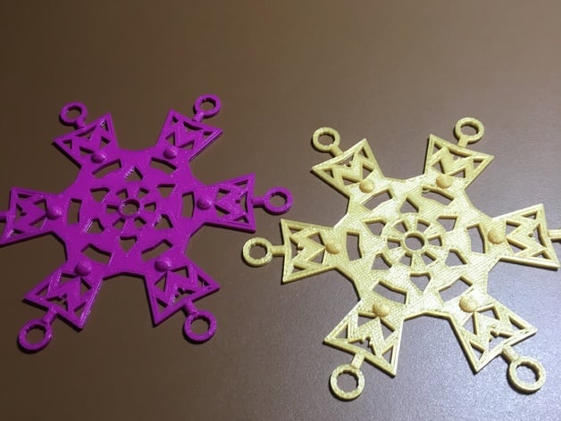 3D Snowflake Design Get Ready For The Snow.