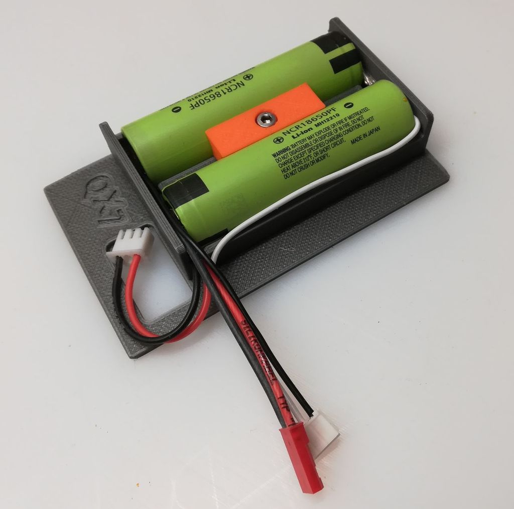 FrSky TARANIS Q7X(s) battery holder 2s 18650 LiIon