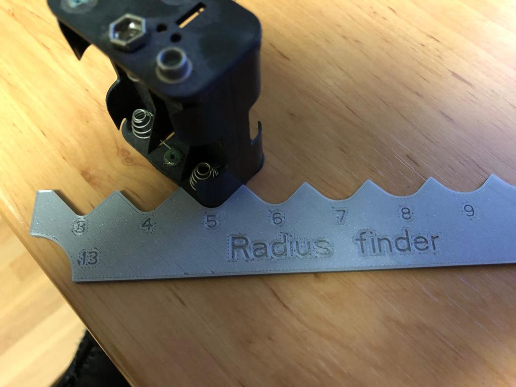radius finder metric