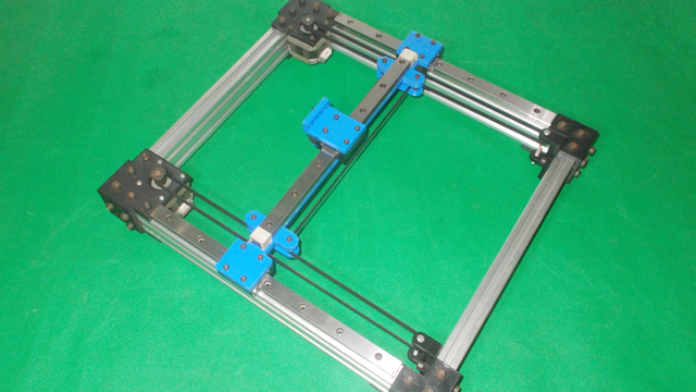 018-Core XY Homemade CoreXY CNC Frame Cartesian Motion Platform DIY Laser Plotter Actuators 3D Printer 2