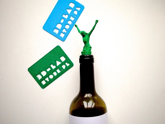 JESUS 3d lab print - cork for wine
