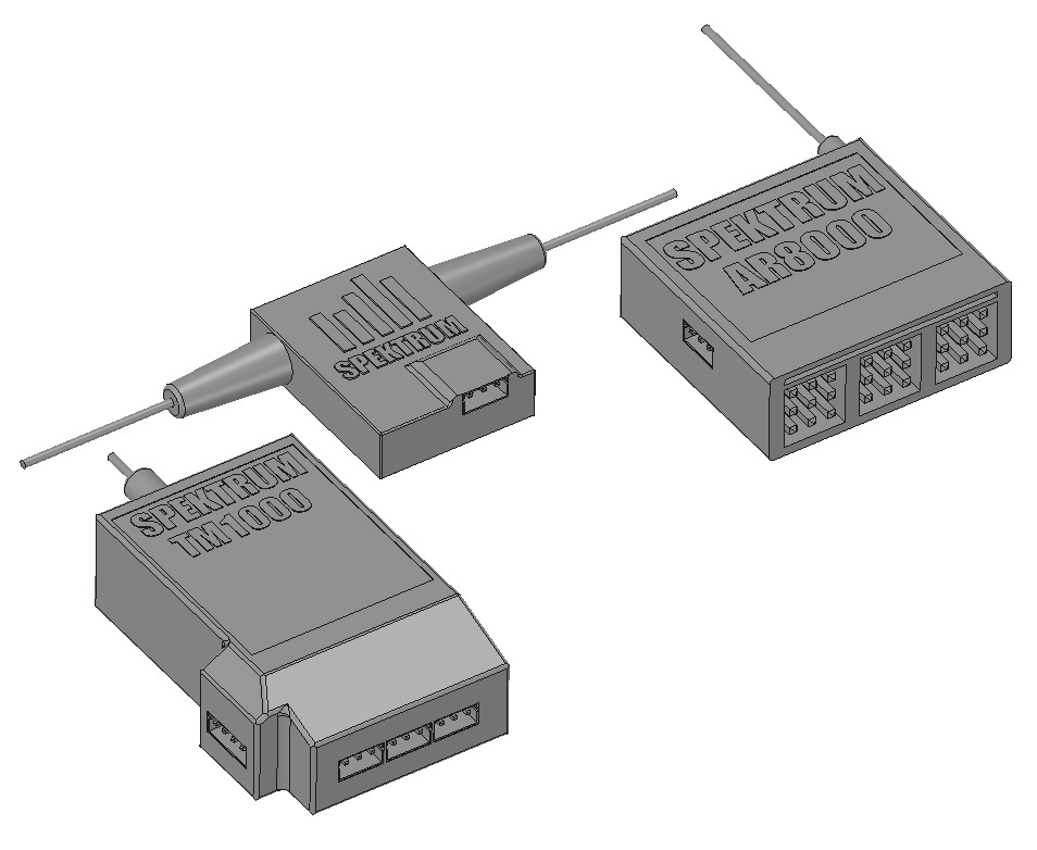 SPEKTRUM AR8000 / TL1000 R/C receiver and telemetry templates