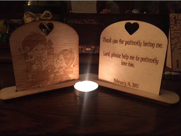 Love Quote Candle Panels