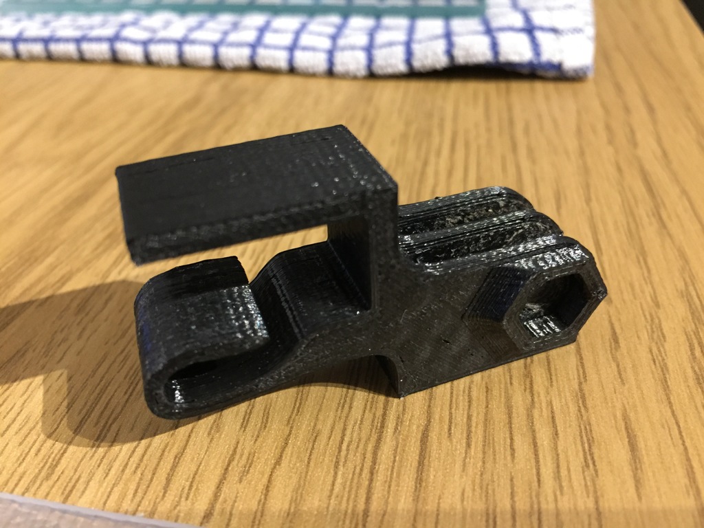 Go-Pro style mount for 3D printer bed