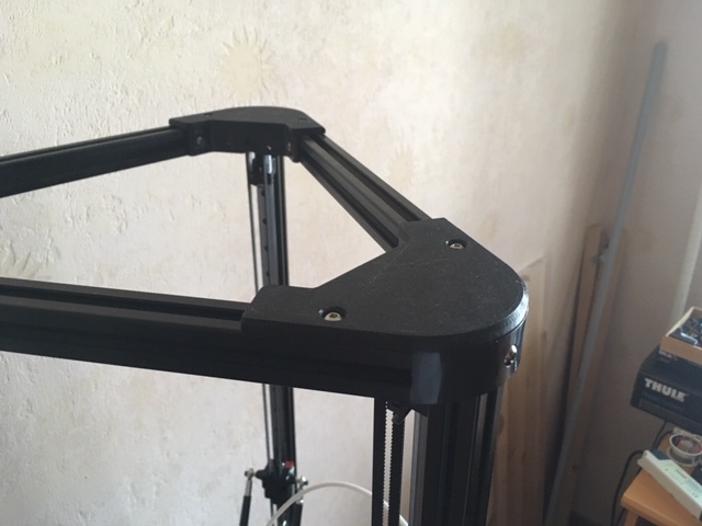Kossel 3d printer top and buttom cover