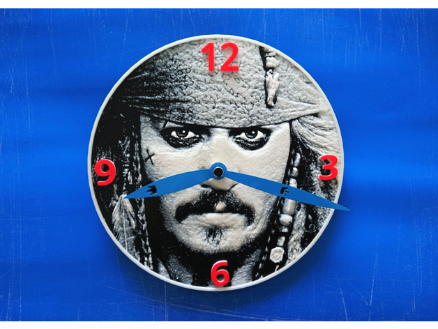 Reloj Piratas Del Caribe 3D