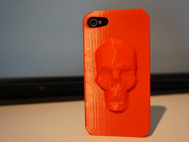 Low Poly Skull iPhone case (4, 4s, 5s, 6 and 6 plus)
