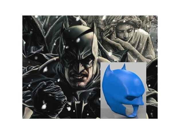 Batman: Noël Cowl from Batman: Arkham Origins by __The_Batman__ -  Thingiverse