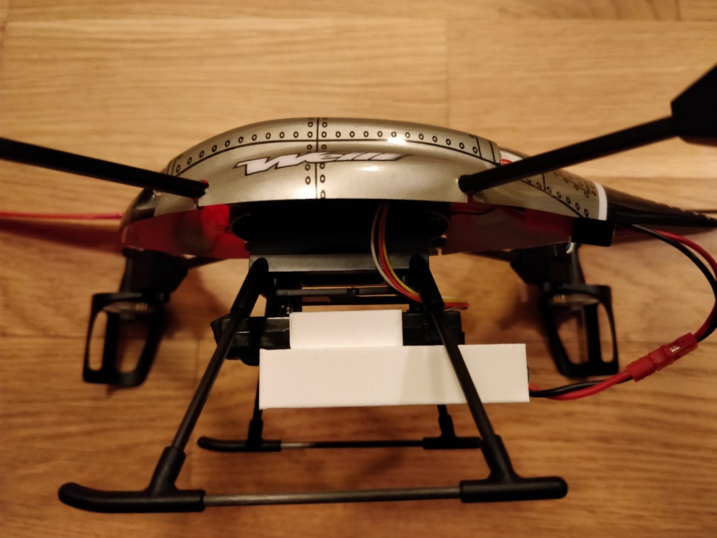 Drone battery mount