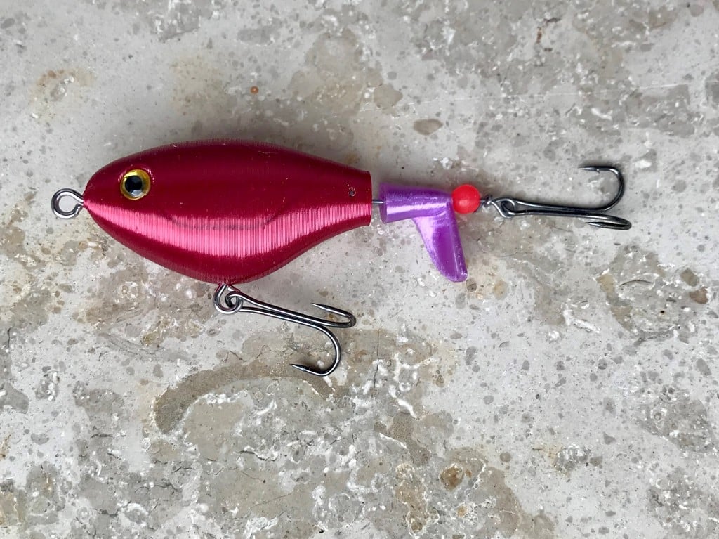Mini Whopper Plopper fishing lure (one piece)