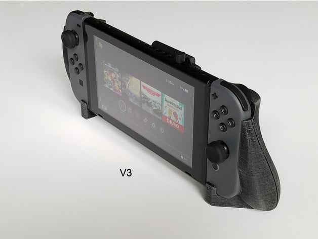 Nintendo Switch Comfort Grip (by jgr526) 3 PIECE V3 REMIX