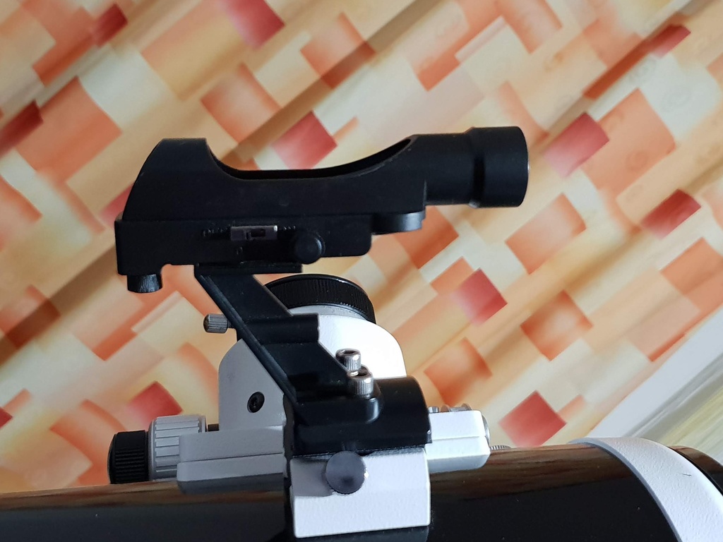 Mounting Bracket for Astronomy Low-Cost Red Dot Finder