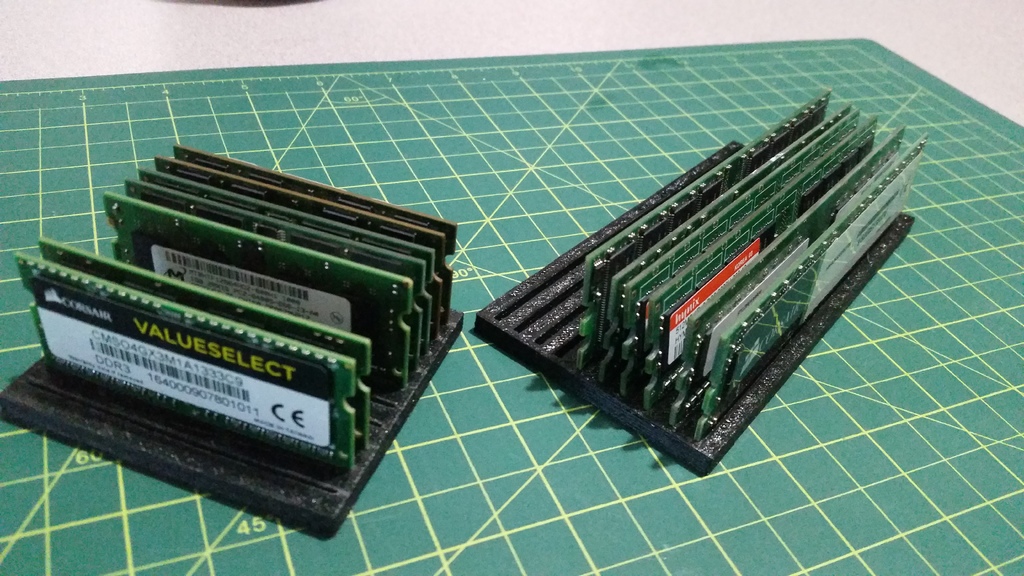 Simple Laptop & Desktop Ram Storage trays