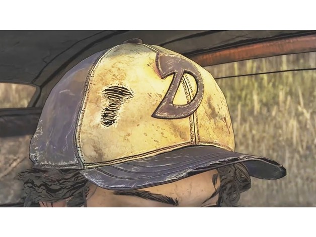 The Walking Dead Clementine Hat Logo Stencil