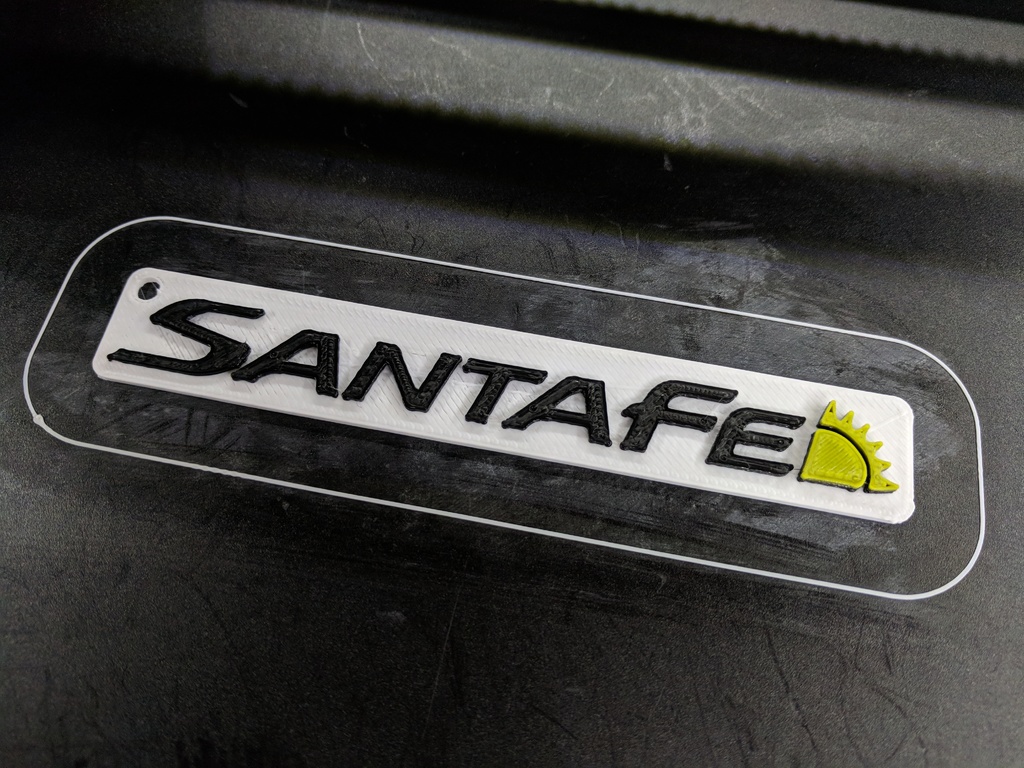 Hyundai Santa Fe Keychain