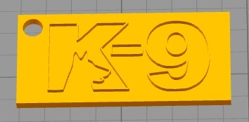 K9 Keychain