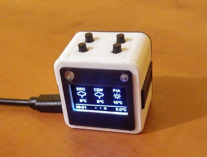 SmartCube - ESP32 OLED Cube Case