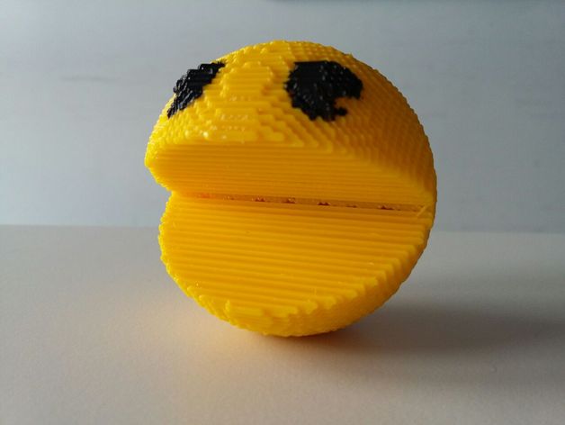 3D Pacman - pixeled