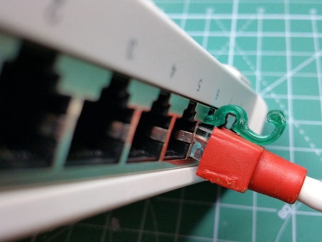 Ethernet (RJ45) Plug broken lock tab fix