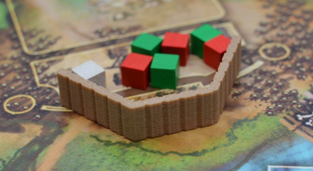 Stronghold - Mantel - Boardgame components