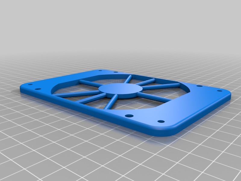Mobo cover plate for 92mm silent case fan