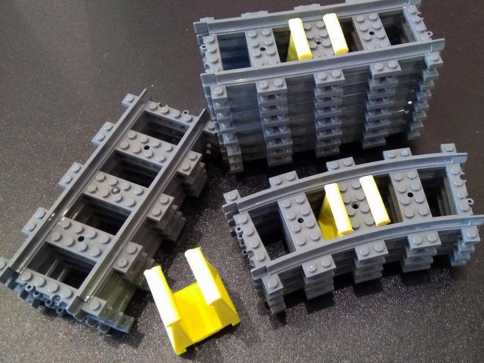 LEGO Train Tracks organizer