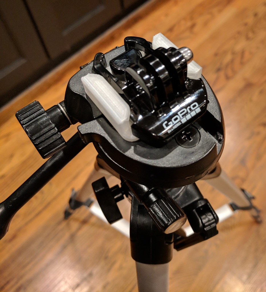32mm tripod base with GoPro quick release 