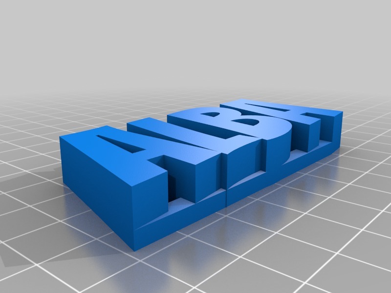 My Customized 3D name plate