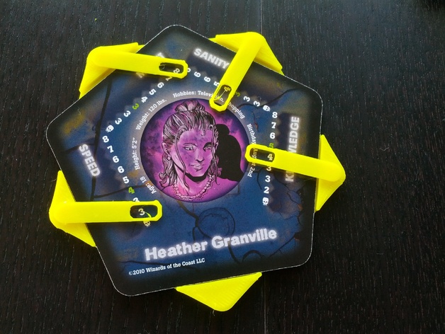 "Windowed Claws": 3D Printed Character Tracks for Betrayal at the House on the Hill