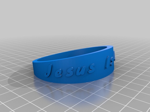 Bedrock 3D Custom Flexible Name Bracelet
