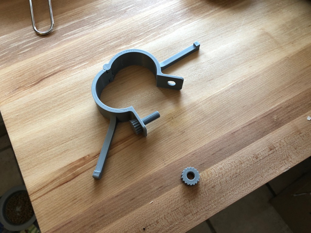 Fully 3D Printed Hinged Clamp With Source