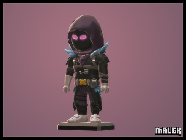 fortnite raven mini figure by malek thingiverse thingiview - how to do 90s in fortnite mobile