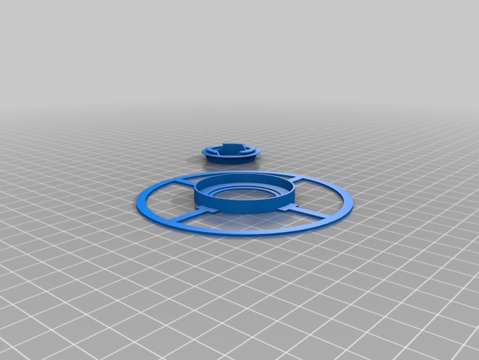 Filament spool holder for Creatr 3D printer