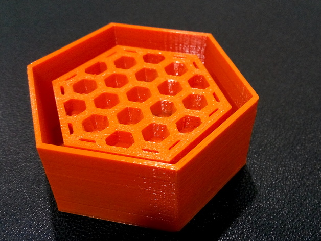 BALiKESiR de 3 BOYUTLU YAZICi 3DYAP Silikon Bal Peteği Kalıbı İçin Model-Silicone Mold Model for Honeycomb