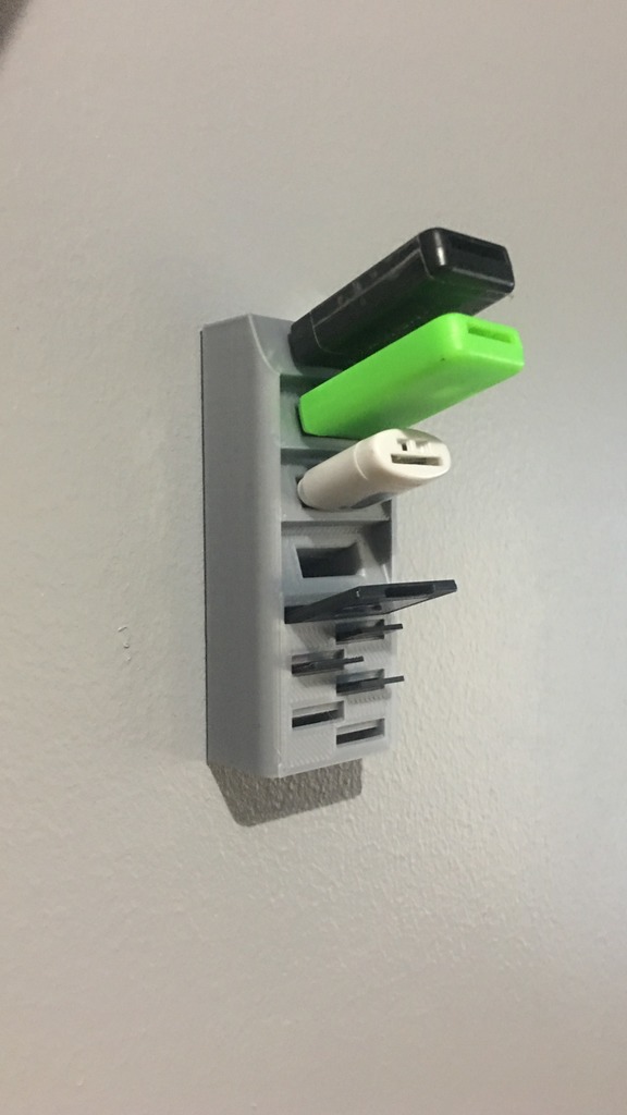 Micro SD Card and Memory Card Wall/PC holder